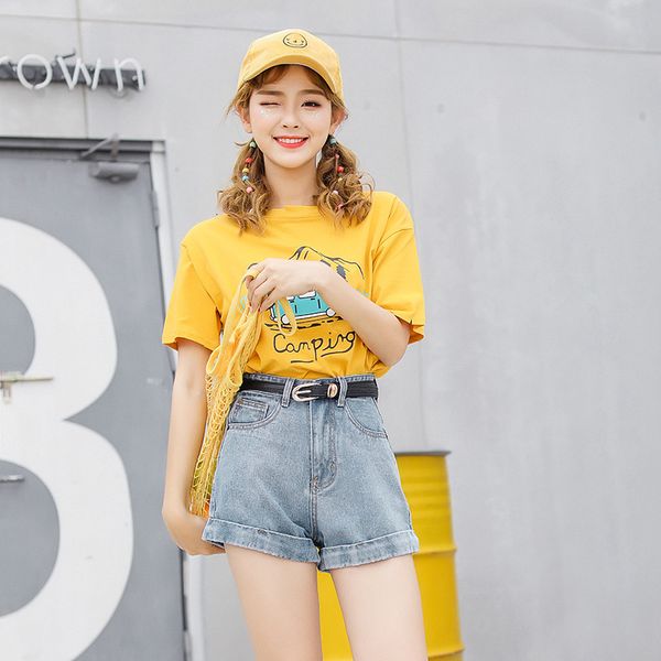 women's shorts chic high waist denim spring and summer 2020 new net red korean version loose show thin wide leg a-line pants fashion, White;black
women's shorts chic high waist denim spring and summer 2020 new net red korean version loose show thin wide leg a-line pants fashion, White;black