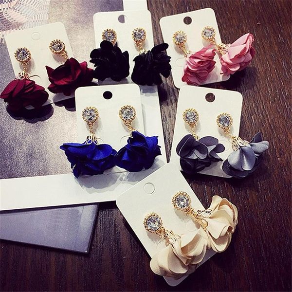 dangle & chandelier 6 colors 2021 korea jewelry beautiful retro round zircon fabric flower petals pendant drop earrings for women year gift, Silver
dangle & chandelier 6 colors 2021 korea jewelry beautiful retro round zircon fabric flower petals pendant drop earrings for women year gift, Silver