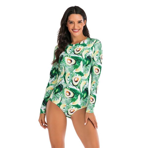 one-piece suits women monokinis long sleeve surfing bathing sun protection spring avocado one piece swimsuits back zipper mid cut swimwear
one-piece suits women monokinis long sleeve surfing bathing sun protection spring avocado one piece swimsuits back zipper mid cut swimwear