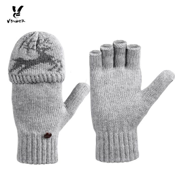 fingerless gloves vbiger men women warm knitted dual use half-finger flip thick winter mittens elk pattern chritmas gift, Blue;gray
fingerless gloves vbiger men women warm knitted dual use half-finger flip thick winter mittens elk pattern chritmas gift, Blue;gray