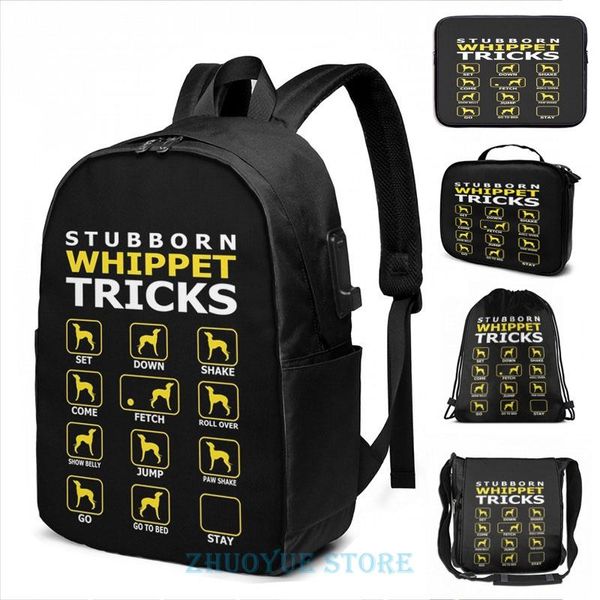backpack graphic print stubborn whippet dog tricks tshirt usb charge men school bags women bag travel laptop
backpack graphic print stubborn whippet dog tricks tshirt usb charge men school bags women bag travel laptop