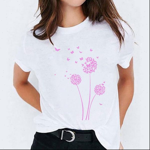 graphic dandelion flying butterfly women t shirts summer autumn print tee, White
graphic dandelion flying butterfly women t shirts summer autumn print tee, White