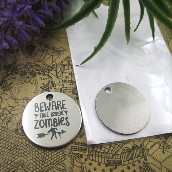 40pcs--stainless steel charms"beware range zombies" more style choosing diy pendants fo necklace, Bronze;silver
40pcs--stainless steel charms"beware range zombies" more style choosing diy pendants fo necklace, Bronze;silver