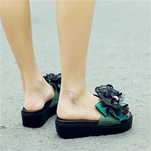 sandals women's thick soled waterproof platform bow 2021 summer sweet satin foreign trade fashion leisure, Black
sandals women's thick soled waterproof platform bow 2021 summer sweet satin foreign trade fashion leisure, Black