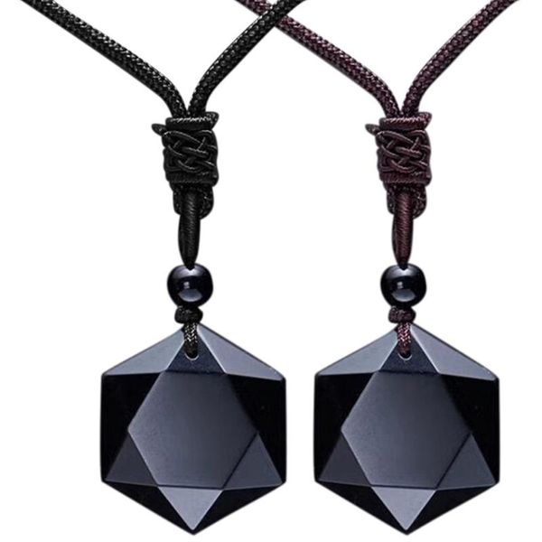 pendant necklaces fashion obsidian pendants necklace natural energy stone hexagram chain for women men jewelry gifts wholesale, Silver
pendant necklaces fashion obsidian pendants necklace natural energy stone hexagram chain for women men jewelry gifts wholesale, Silver
