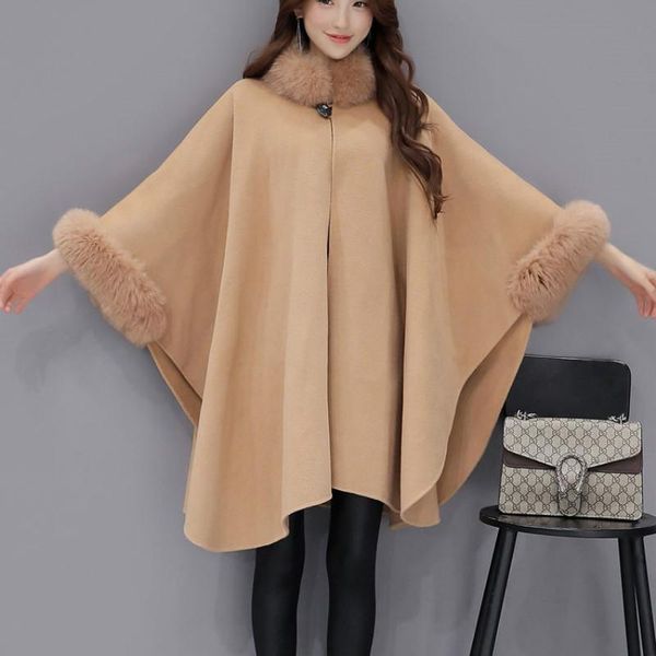 women's wool & blends women solid turtleneck loose plus size womens coats warm females elegant korean style fashion, Black
women's wool & blends women solid turtleneck loose plus size womens coats warm females elegant korean style fashion, Black