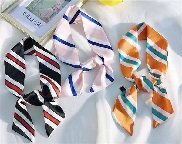 scarves 2021 hijab scarf women bandana silk foulard femme hair versatile flower band ribbon decorate small, Blue;gray
scarves 2021 hijab scarf women bandana silk foulard femme hair versatile flower band ribbon decorate small, Blue;gray