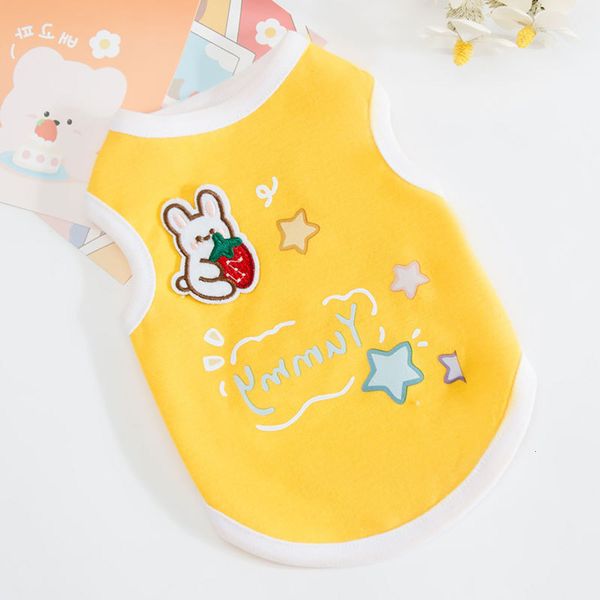 the dog clothes cat clothes summer thin vest cute raspberry patch embroidered dog puppies feet breathable pet clothing
the dog clothes cat clothes summer thin vest cute raspberry patch embroidered dog puppies feet breathable pet clothing