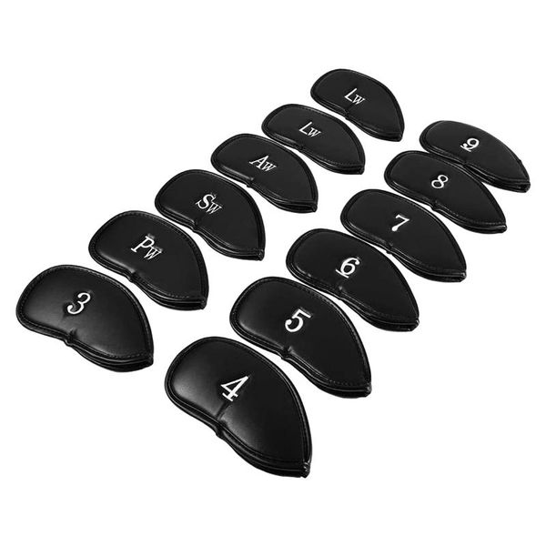 -golf head covers waterproof black leather golf club cover iron protector set for complete of clubs
-golf head covers waterproof black leather golf club cover iron protector set for complete of clubs