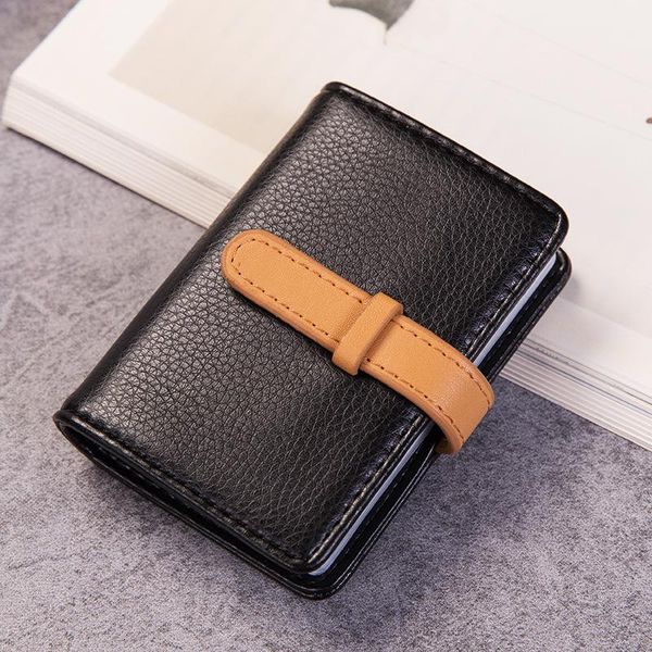 card holders lychee pattern holder buckle business male and female large-capacity, Brown;gray
card holders lychee pattern holder buckle business male and female large-capacity, Brown;gray