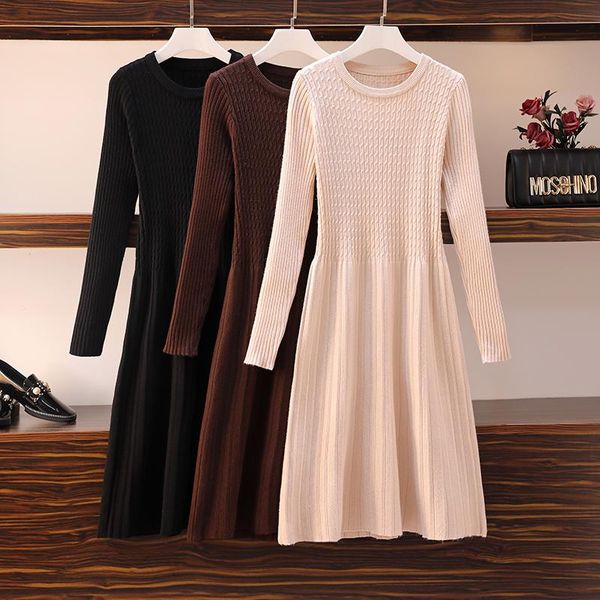 casual dresses ehqaxin autumn winter womens knitted loose large size a-shaped high-waist pleated thread sweater long dress -4xl, Black;gray
casual dresses ehqaxin autumn winter womens knitted loose large size a-shaped high-waist pleated thread sweater long dress -4xl, Black;gray