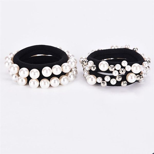 fashion girl elastic hair band pearl black rope elegance women accessories rubber ponytail headwear
fashion girl elastic hair band pearl black rope elegance women accessories rubber ponytail headwear
