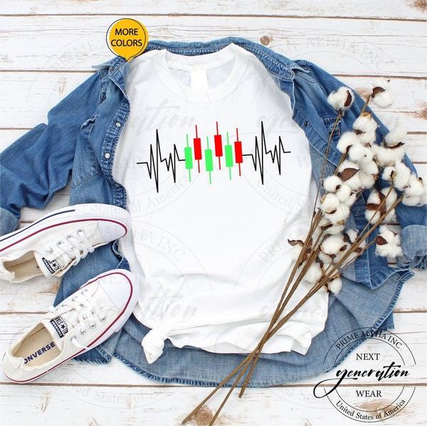 men's t-shirts trading heartbeat shirt, stock market trader dad gift fashion, White;black
men's t-shirts trading heartbeat shirt, stock market trader dad gift fashion, White;black