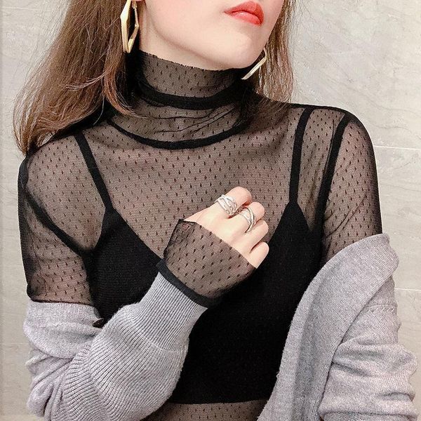 women's blouses & shirts turtleneck grenadine long-sleeved autumn winter gauze clothes lace blouse women blusas ropa de mujer, White
women's blouses & shirts turtleneck grenadine long-sleeved autumn winter gauze clothes lace blouse women blusas ropa de mujer, White
