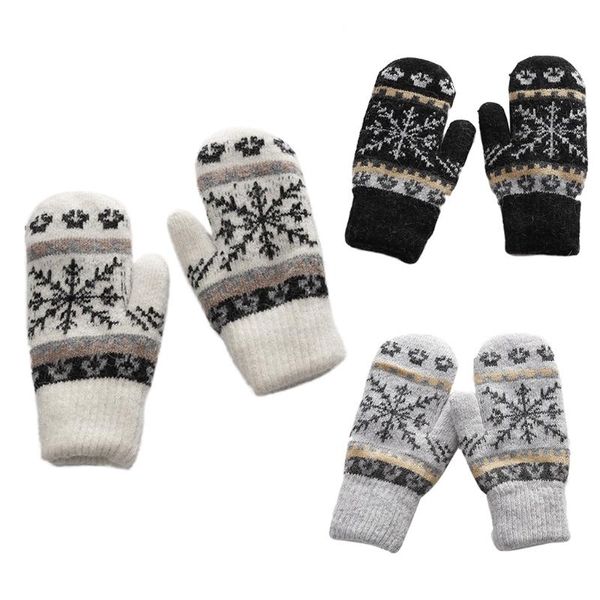 five fingers gloves women winter warm full finger cute snowflake imitation cashmere mittens m7dd, Blue;gray
five fingers gloves women winter warm full finger cute snowflake imitation cashmere mittens m7dd, Blue;gray