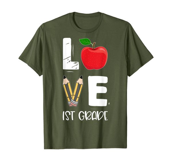 love 1st grade back to school teacher t-shirt, White;black
love 1st grade back to school teacher t-shirt, White;black