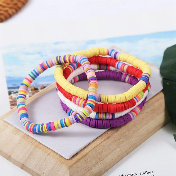 beaded, strands bohemian beach summer bracelets women personalized design mixed colored soft pottery geometric disc jewelry for girls, Black
beaded, strands bohemian beach summer bracelets women personalized design mixed colored soft pottery geometric disc jewelry for girls, Black