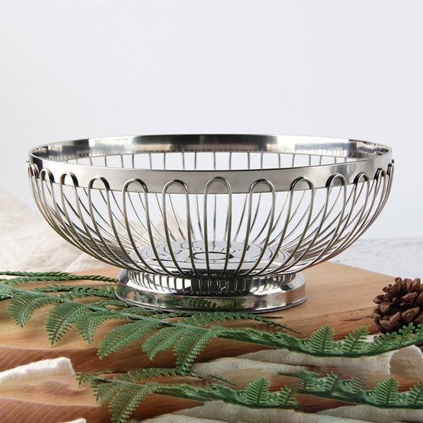 storage baskets kitchen multifunctional fruit basket stainless steel fresh vegetable container hollow-out washing tray holder - size 1
storage baskets kitchen multifunctional fruit basket stainless steel fresh vegetable container hollow-out washing tray holder - size 1