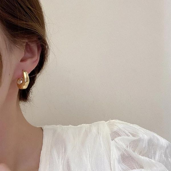 dangle & chandelier frosted textured geometric metal irregular c shape pearl ear studs women simple temperament earrings party jewelry, Silver
dangle & chandelier frosted textured geometric metal irregular c shape pearl ear studs women simple temperament earrings party jewelry, Silver