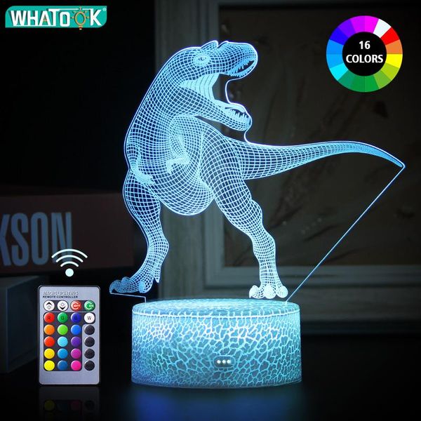 night lights remote 3d dinosaur led light 16 color touch table lamp baby sleeping bedroom luminaria kids birthday gifts toy decor home
night lights remote 3d dinosaur led light 16 color touch table lamp baby sleeping bedroom luminaria kids birthday gifts toy decor home