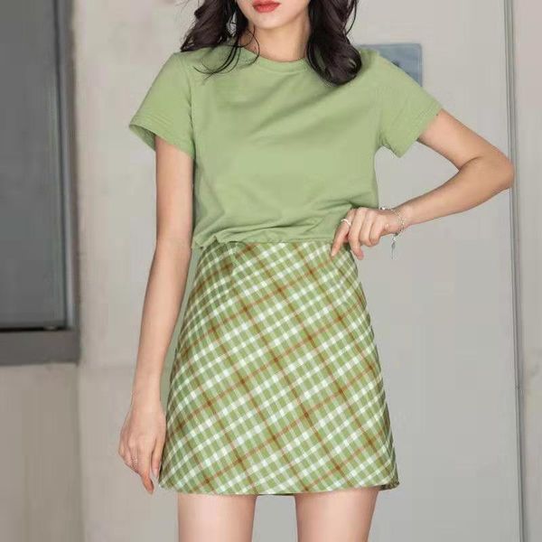 skirts 2021 summer and autumn skirt avocado green korean student plaid high waist thin buttock a-line, Black
skirts 2021 summer and autumn skirt avocado green korean student plaid high waist thin buttock a-line, Black