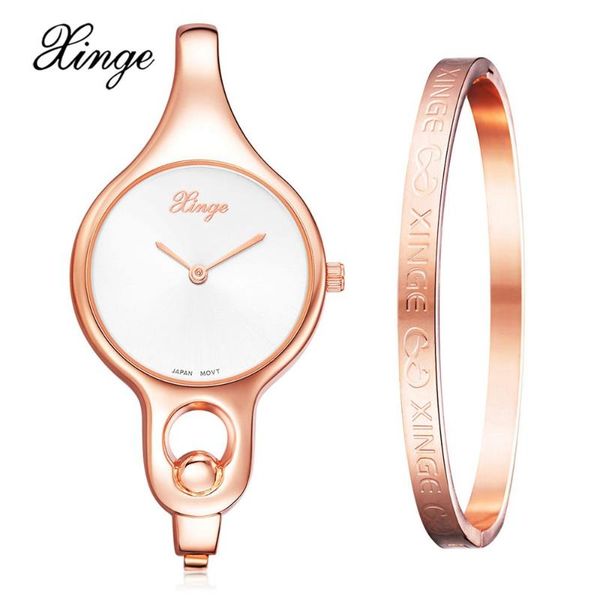 wristwatches xinge brand 2021women watches waterproof bracelet wristwatch set trend stainess steel simple watch, Slivery;brown
wristwatches xinge brand 2021women watches waterproof bracelet wristwatch set trend stainess steel simple watch, Slivery;brown