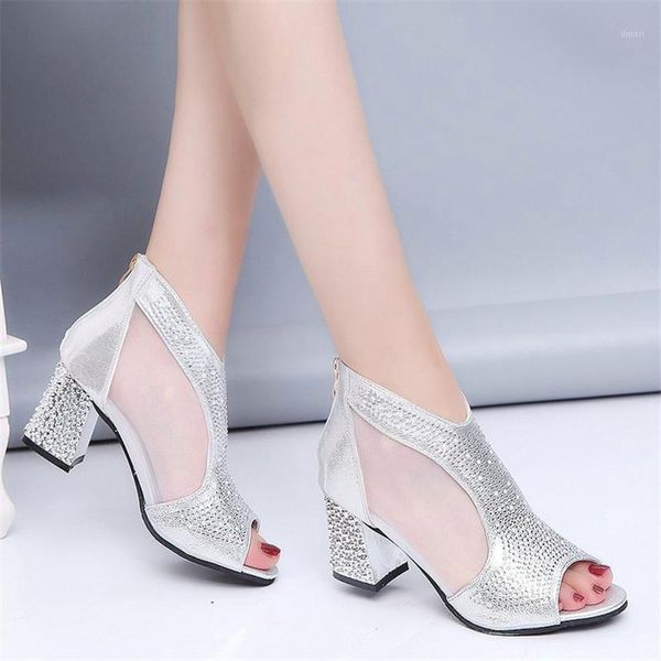 thick diamond heel with zipper women's shoes fashion peep toe pumps female summer mesh rhinestone sandals dress, Black
thick diamond heel with zipper women's shoes fashion peep toe pumps female summer mesh rhinestone sandals dress, Black