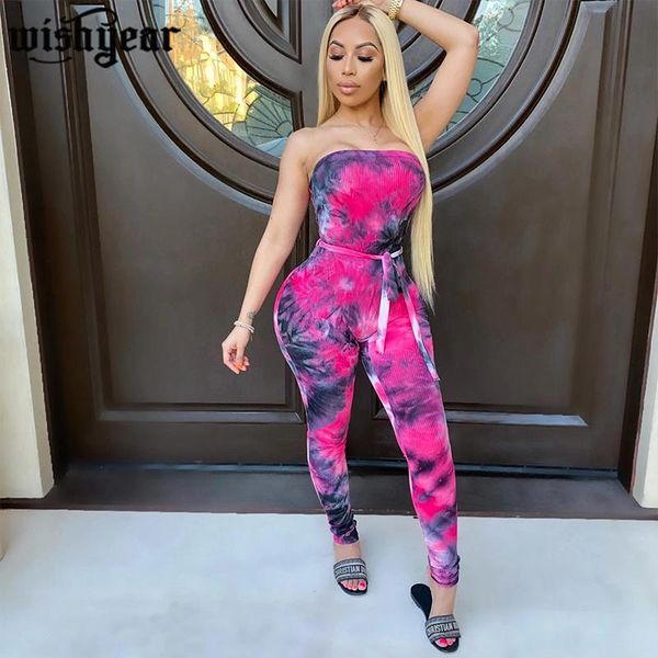 women's jumpsuits & rompers tie dye print tube lace up ribbed knitted jumpsuit tight pants romper night club long playsuit daily ov, Black;white
women's jumpsuits & rompers tie dye print tube lace up ribbed knitted jumpsuit tight pants romper night club long playsuit daily ov, Black;white