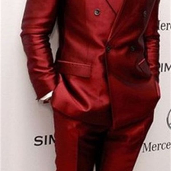 men's suits & blazers double-breasted groomsmen shiny dark red groom tuxedos peak lapel men wedding man bridegroom blazer (jacket, White;black
men's suits & blazers double-breasted groomsmen shiny dark red groom tuxedos peak lapel men wedding man bridegroom blazer (jacket, White;black