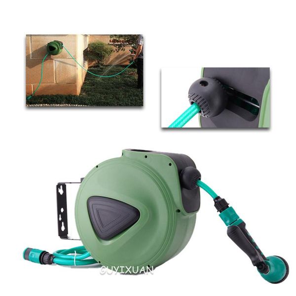car wash hose reel / 10 meters water drum automatic retractable watering blast electric washer
car wash hose reel / 10 meters water drum automatic retractable watering blast electric washer