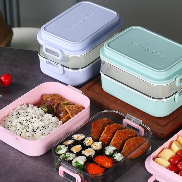 dinnerware sets double deck lunch box adults children stackable meal pack grade bowl dinner salad snack containers 20.5 * 14 12cm
dinnerware sets double deck lunch box adults children stackable meal pack grade bowl dinner salad snack containers 20.5 * 14 12cm