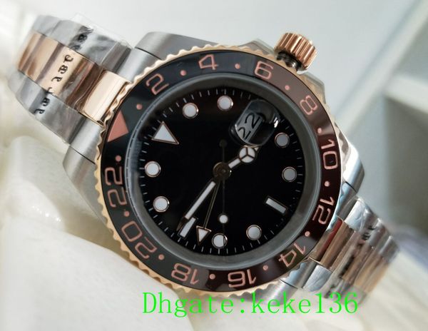 2 color elling wristwatches gmt ii 126715 126711 ceramic bezel rose gold 40mm two tones 2813 movement automatic mechanical men watch watches, Slivery;brown
2 color elling wristwatches gmt ii 126715 126711 ceramic bezel rose gold 40mm two tones 2813 movement automatic mechanical men watch watches, Slivery;brown
