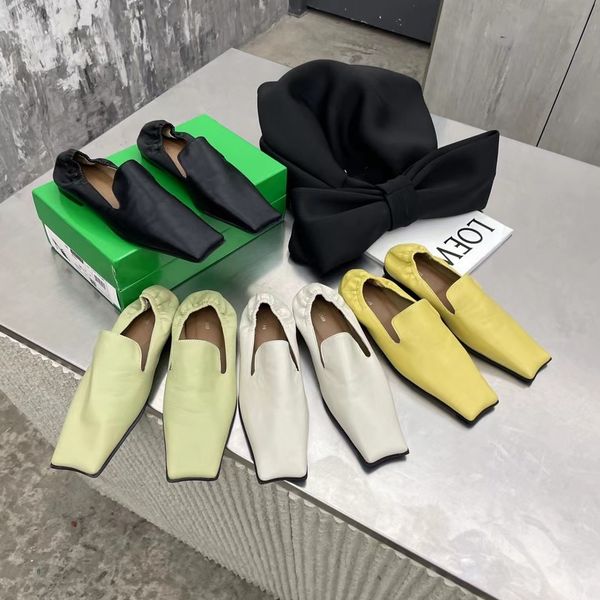 dress shoes square toe women flats slip on elastic band heeled ladies fashion slides mules yellow/green/white/black casual p34f
dress shoes square toe women flats slip on elastic band heeled ladies fashion slides mules yellow/green/white/black casual p34f