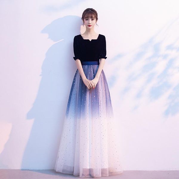 ethnic clothing navy blue-white gradients cheongsam velour-mesh patchwork qipao sashes sequins pleated party dress gown square collar vestid, Red
ethnic clothing navy blue-white gradients cheongsam velour-mesh patchwork qipao sashes sequins pleated party dress gown square collar vestid, Red