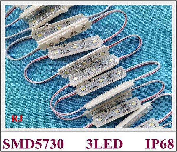 ultrasonic injection waterproof led light module for sign dc12v smd5730 / smd5054 3 1.2w ip68 72mm*18mm transparent cover modules
ultrasonic injection waterproof led light module for sign dc12v smd5730 / smd5054 3 1.2w ip68 72mm*18mm transparent cover modules