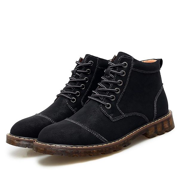 boots winter warm male ankle british style plush men shoes handmade fur snow working hx-218, Black
boots winter warm male ankle british style plush men shoes handmade fur snow working hx-218, Black