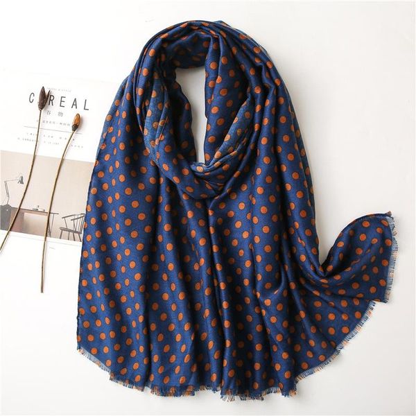 scarves spring autumn women bandana navy designer scarf dots pattern shawls for female stole bufandas yellow hijab foulard sjaal, Blue;gray
scarves spring autumn women bandana navy designer scarf dots pattern shawls for female stole bufandas yellow hijab foulard sjaal, Blue;gray