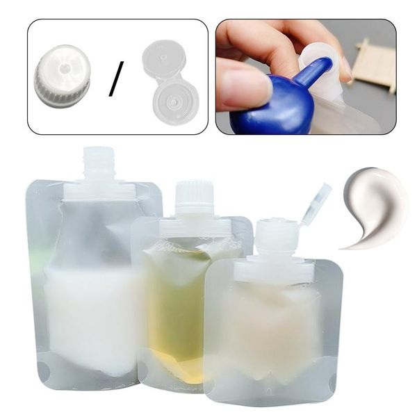 storage bags frosted nozzle bag 30-100ml skin care product plastic portable travel cosmetics split fast delivery drop
storage bags frosted nozzle bag 30-100ml skin care product plastic portable travel cosmetics split fast delivery drop