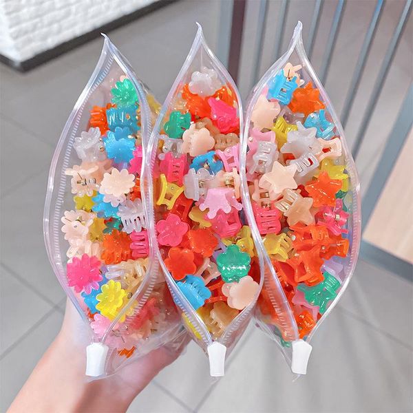 30pcs/pack kids jelly color floral crown small hair claw children accessories hairpins clips girls headwear, Slivery;white
30pcs/pack kids jelly color floral crown small hair claw children accessories hairpins clips girls headwear, Slivery;white