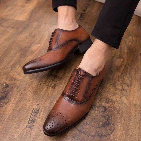 dress shoes genuine leather men brogues lace-up bullock business oxfords lace up male formal, Black
dress shoes genuine leather men brogues lace-up bullock business oxfords lace up male formal, Black