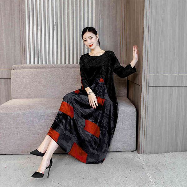 casual dresses gold velvet loose large size slim dress women spring autumn chinese style print stitching seven-point sleeve big sw, Black;gray
casual dresses gold velvet loose large size slim dress women spring autumn chinese style print stitching seven-point sleeve big sw, Black;gray
