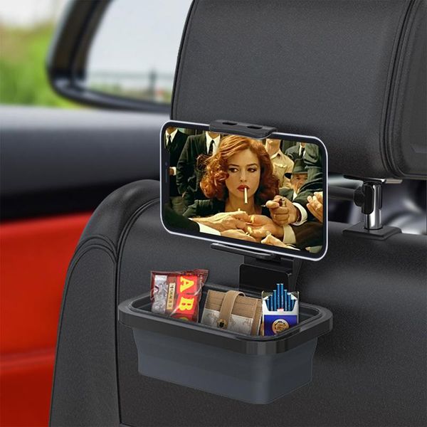 car organizer back seat foldable headrest storage box with rotation cell phone holder tablet pc support interior accessories
car organizer back seat foldable headrest storage box with rotation cell phone holder tablet pc support interior accessories