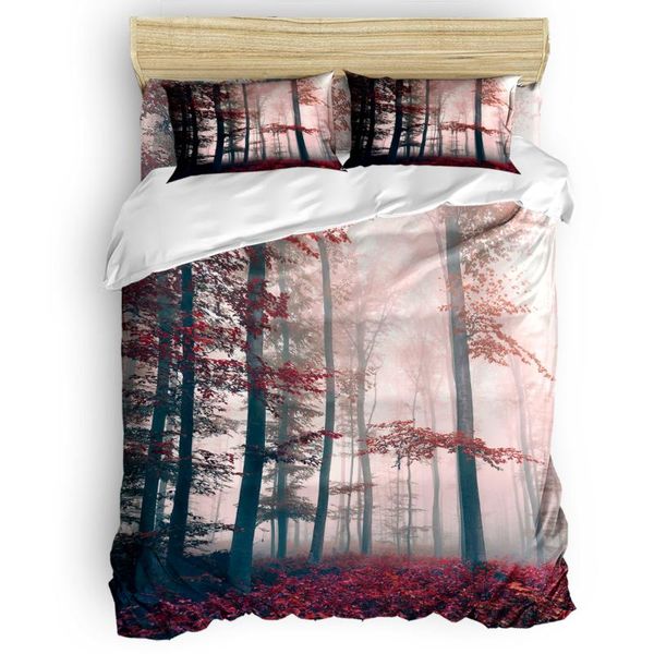 bedding sets red mysterious forest duvet cover set with pillowcase comfortable bedroom supplies king size
bedding sets red mysterious forest duvet cover set with pillowcase comfortable bedroom supplies king size