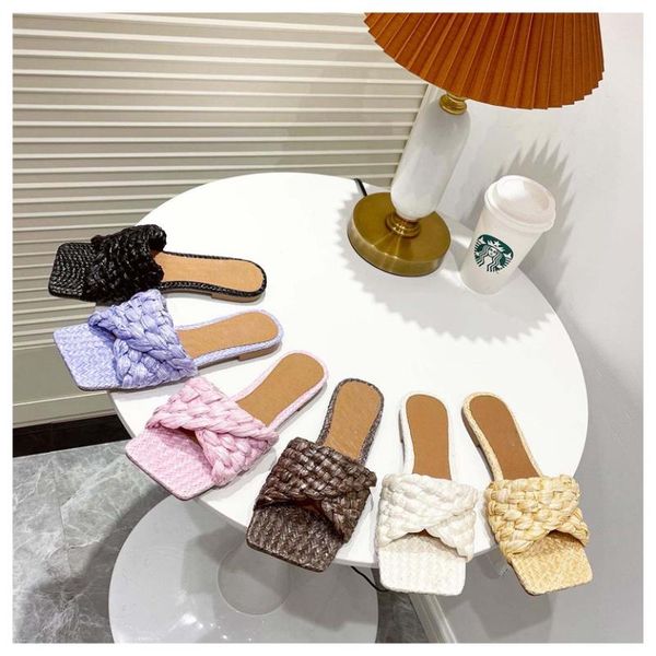 slippers summer fashion crocheting lafite grass square toe 2021 women shoes flat heels slide cane weave sandal casual flip flops, Black
slippers summer fashion crocheting lafite grass square toe 2021 women shoes flat heels slide cane weave sandal casual flip flops, Black
