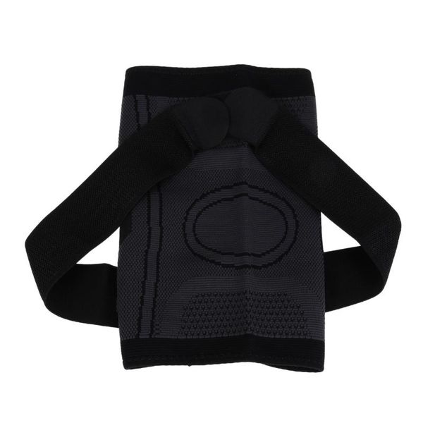 elbow & knee pads 1 pc brace cross strap compression pain relief support protector sleeve for running sports fitness, Black;gray 
elbow & knee pads 1 pc brace cross strap compression pain relief support protector sleeve for running sports fitness, Black;gray