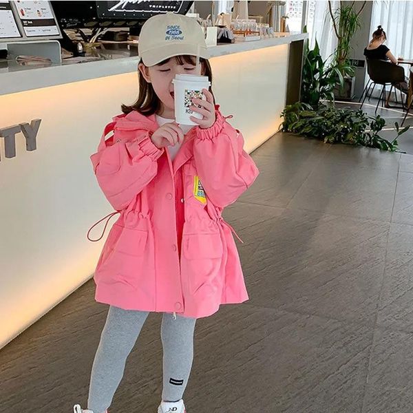jackets 1-9y girls windbreaker jacket girl's baby mid-length casual children's spring and autumn coat, Blue;gray 
jackets 1-9y girls windbreaker jacket girl's baby mid-length casual children's spring and autumn coat, Blue;gray