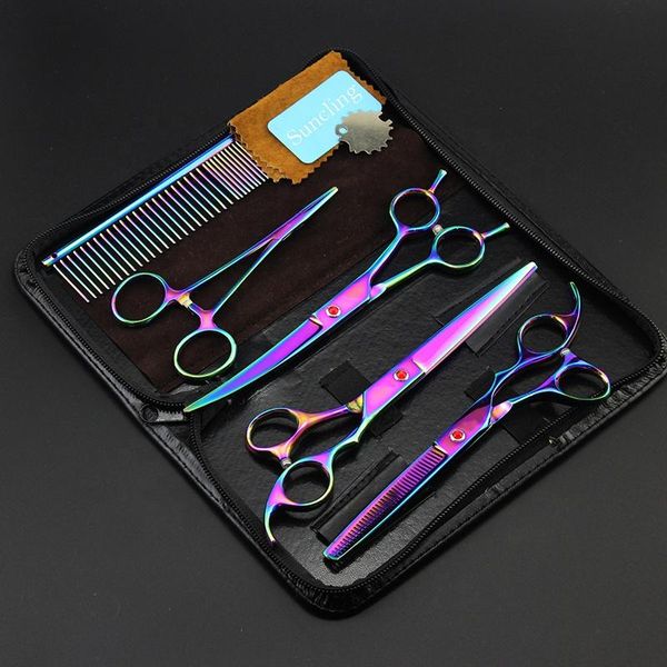 hair scissors 7 inch purple japanese stainless steel dog cutting curve pet grooming set
hair scissors 7 inch purple japanese stainless steel dog cutting curve pet grooming set