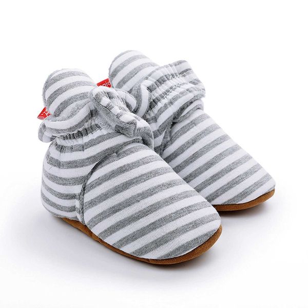 newborn boy girl baby ankle socks shoes cute stripe toddler prewalker booties cotton winter soft anti-slip warm infant crib shoe g1023, Black;grey
newborn boy girl baby ankle socks shoes cute stripe toddler prewalker booties cotton winter soft anti-slip warm infant crib shoe g1023, Black;grey