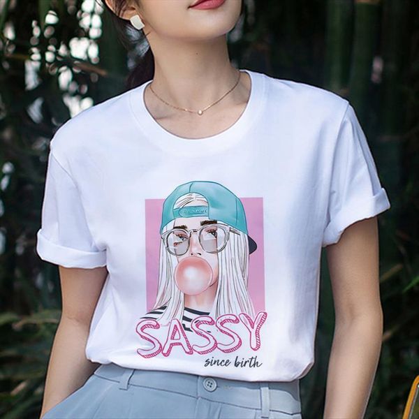 arrivals white fashion belle bubble women gum printed summer harajuku short sleeve casual
arrivals white fashion belle bubble women gum printed summer harajuku short sleeve casual