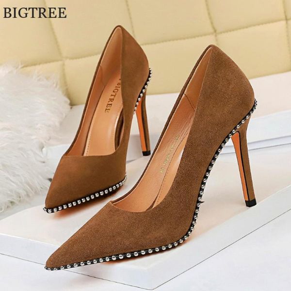dress shoes women's metal chain high heels classic pumps 2021 spring flock pointed lady office khaki show thin female, Black
dress shoes women's metal chain high heels classic pumps 2021 spring flock pointed lady office khaki show thin female, Black